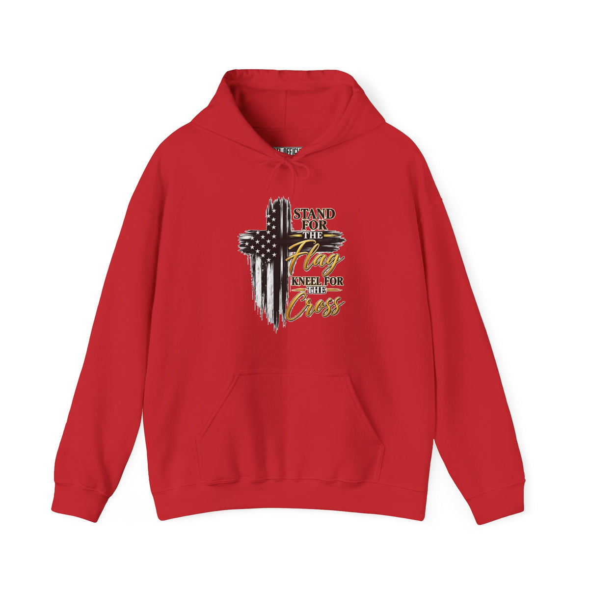 Stand for the Flag, Kneel for the Cross Christian Hoodie