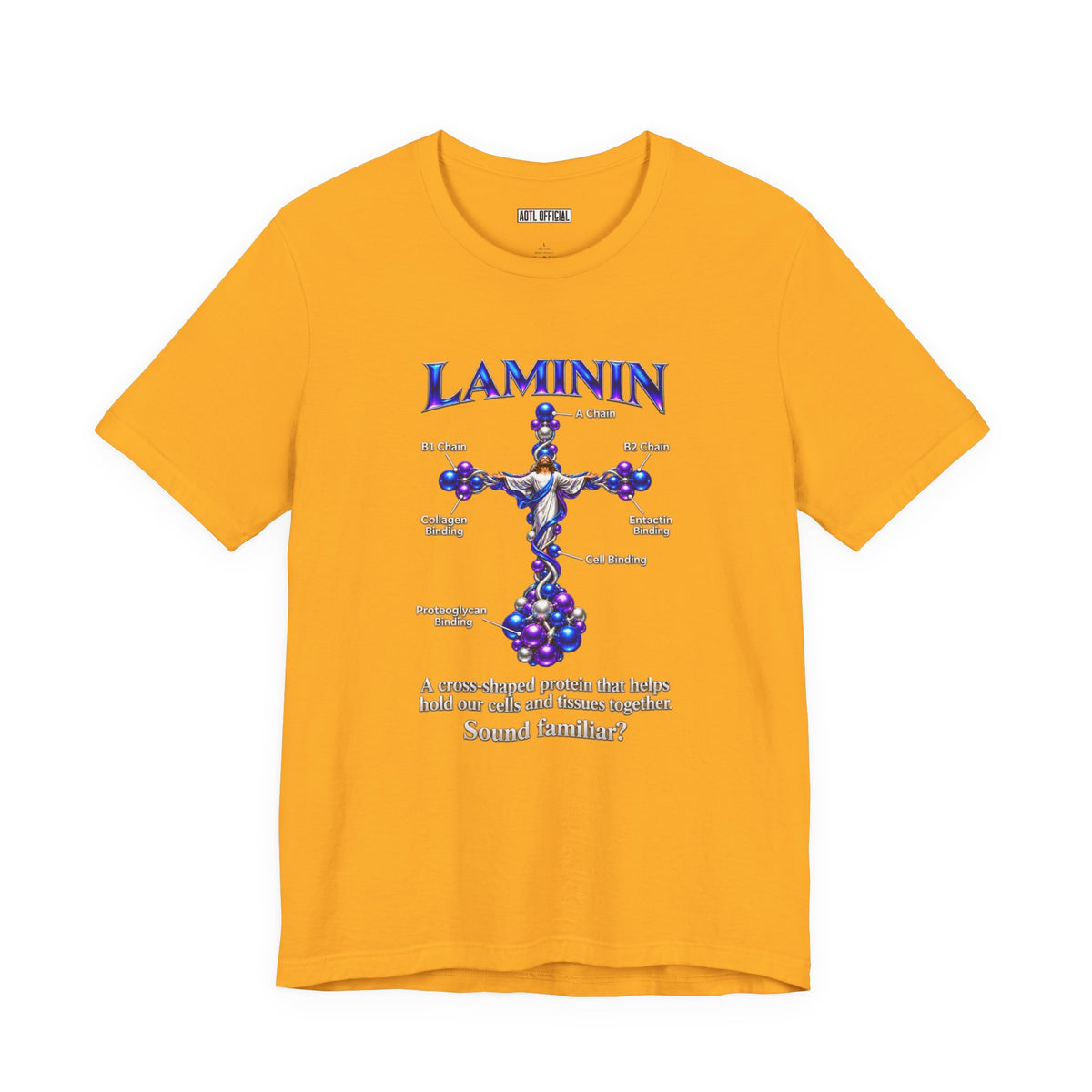 LAMININ Cross Design – Christian T-shirt