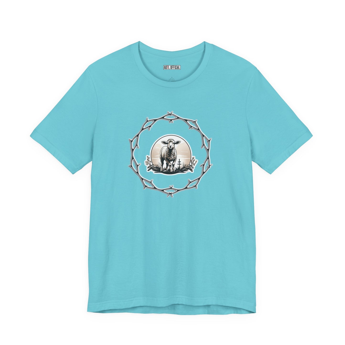Circle of Thorns & Sacrificial Lamb Unisex  Short Sleeve Tee
