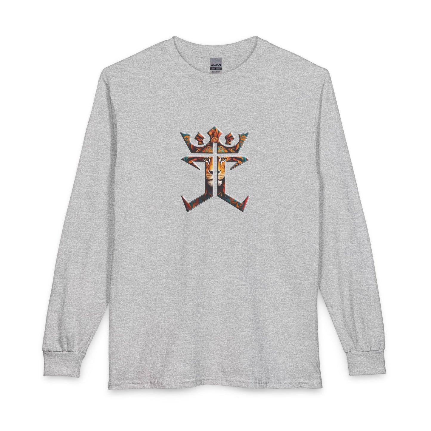 JC Lion Of Judah Logo Christian Long Sleeve Shirt
