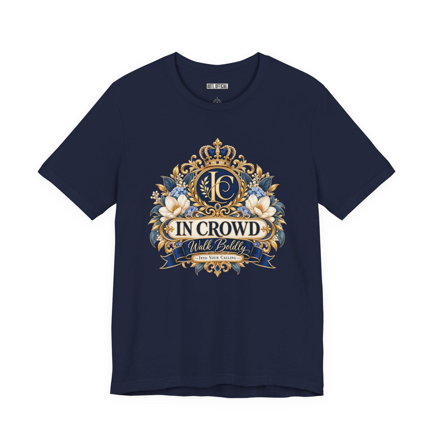 In Crowd – Walk Boldly Christian T-shirt