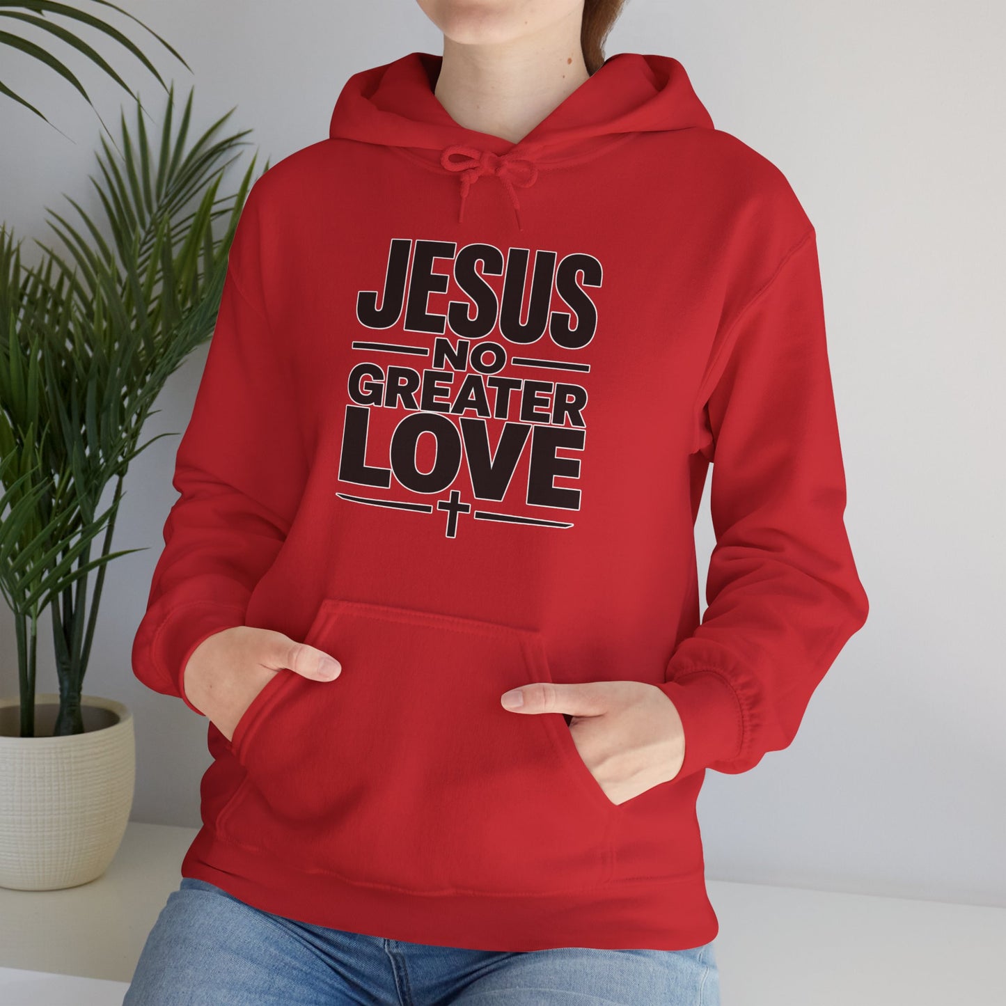 No Greater Love Christian  Hoodie