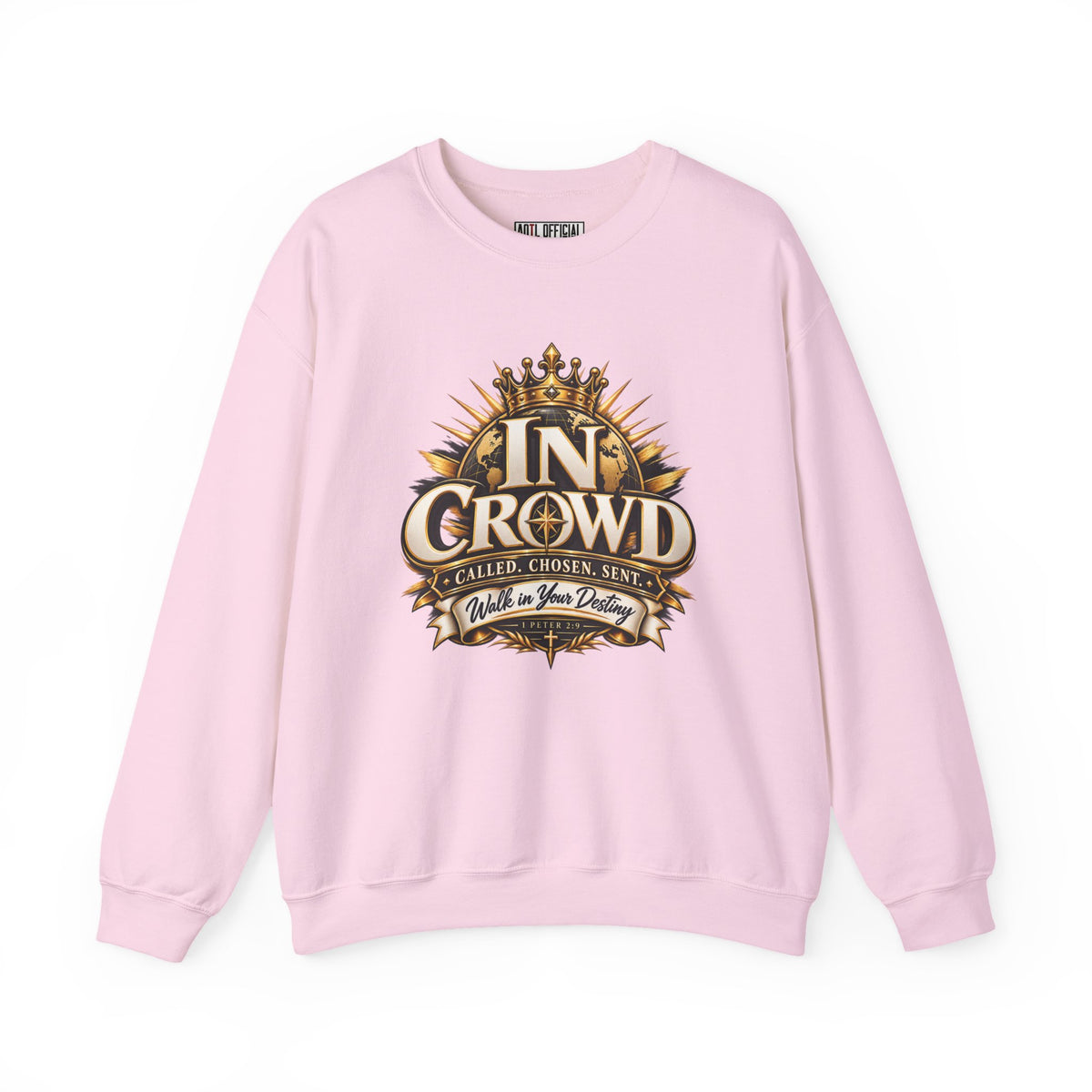 In Crowd – Called. Chosen. Sent. Christian Sweatshirt