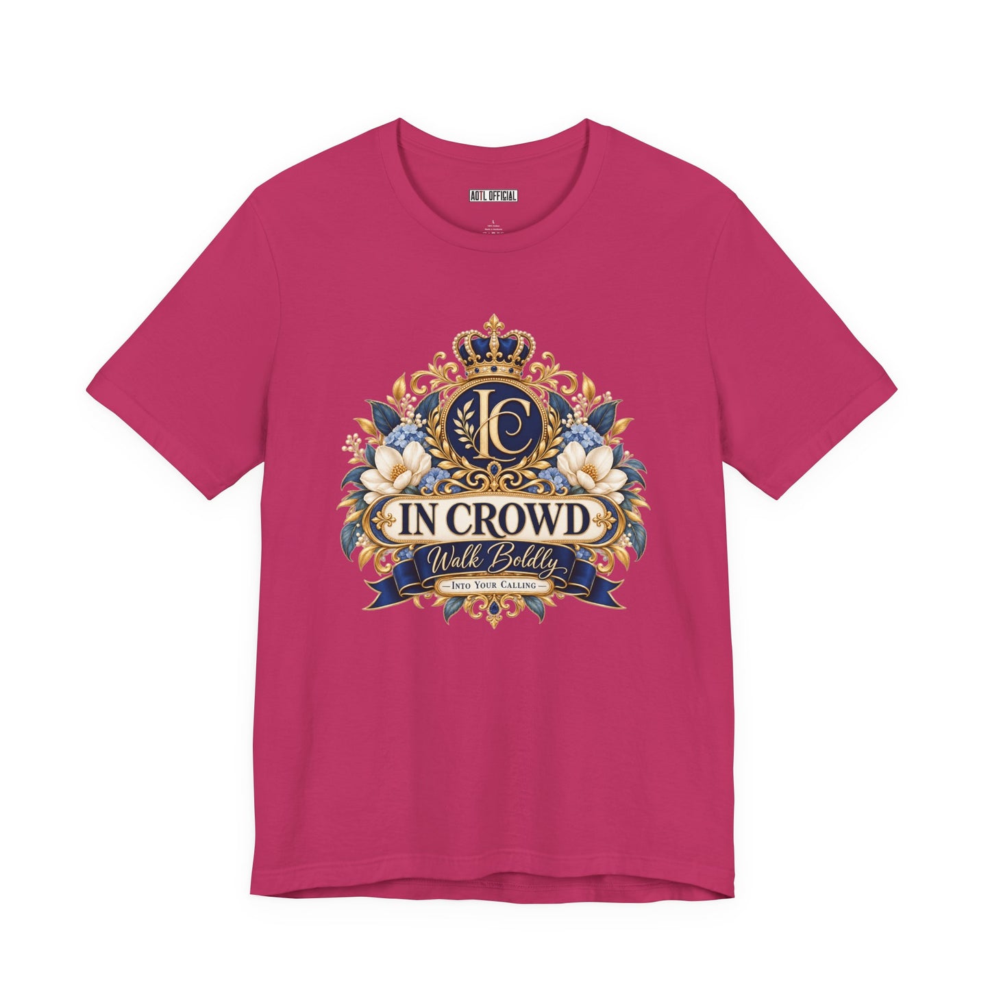 In Crowd – Walk Boldly Christian T-shirt
