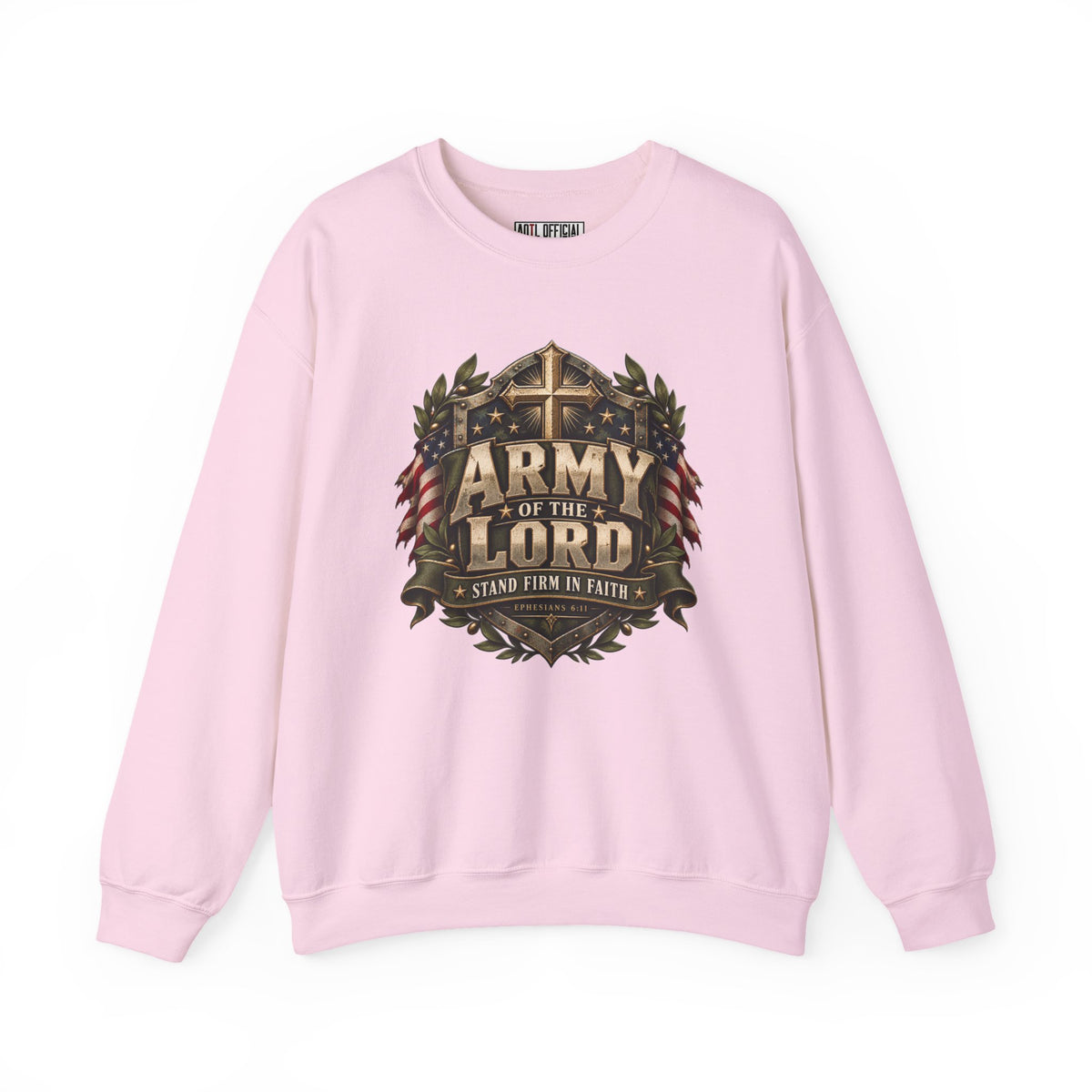 Army of the Lord — Stand Firm in Faith Christian Sweatshirt