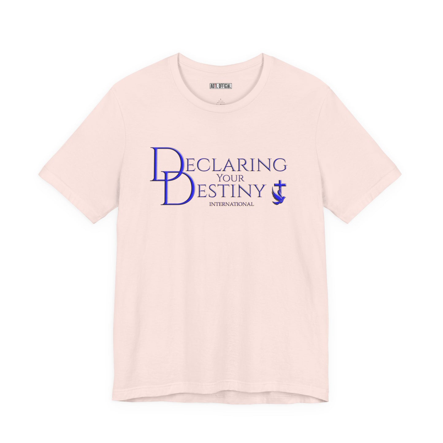 Declaring Your Destiny Blue & Gold logo/Philippians 4:13