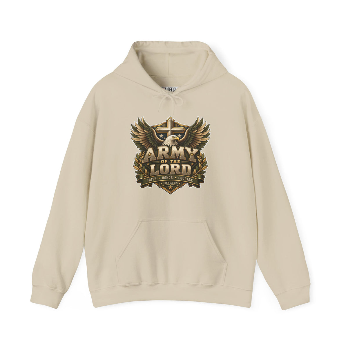 Army of the Lord — Faith, Honor & Courage Christian Hoodie