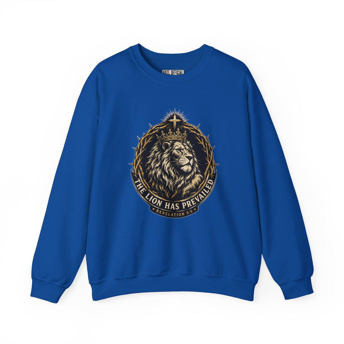 Lion of Judah — The Lion Has Prevailed Christian Sweatshirt