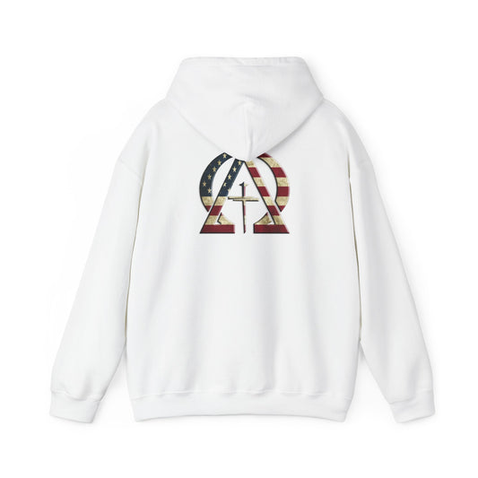 Declaring Your Destiny USA/ Alpha & Omega USA Unisex Heavy Blend™ Hooded Sweatshirt