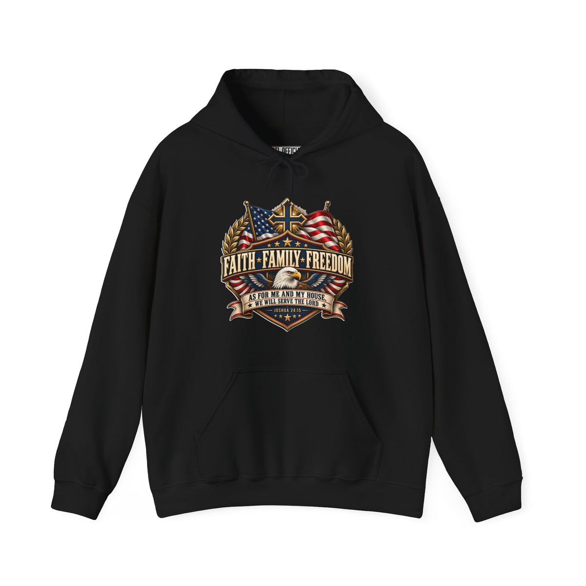 Faith. Family. Freedom. Christian Hoodie