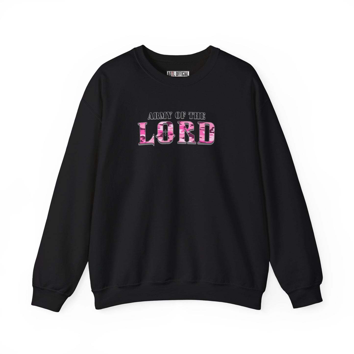 Pink Army of the Lord Unisex Heavy Blend™ Crewneck Sweatshirt