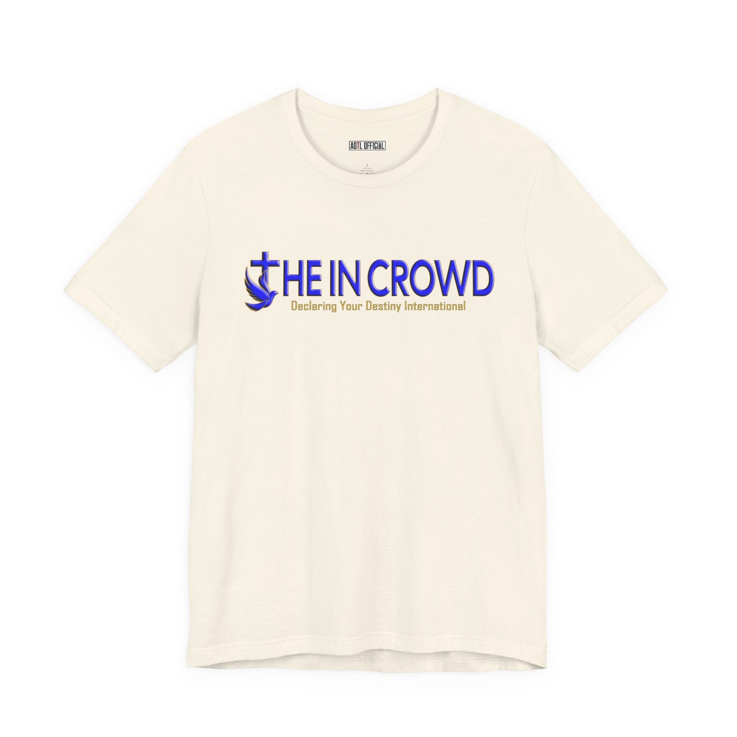 The In Crowd Blue & Gold logo t-shirt
