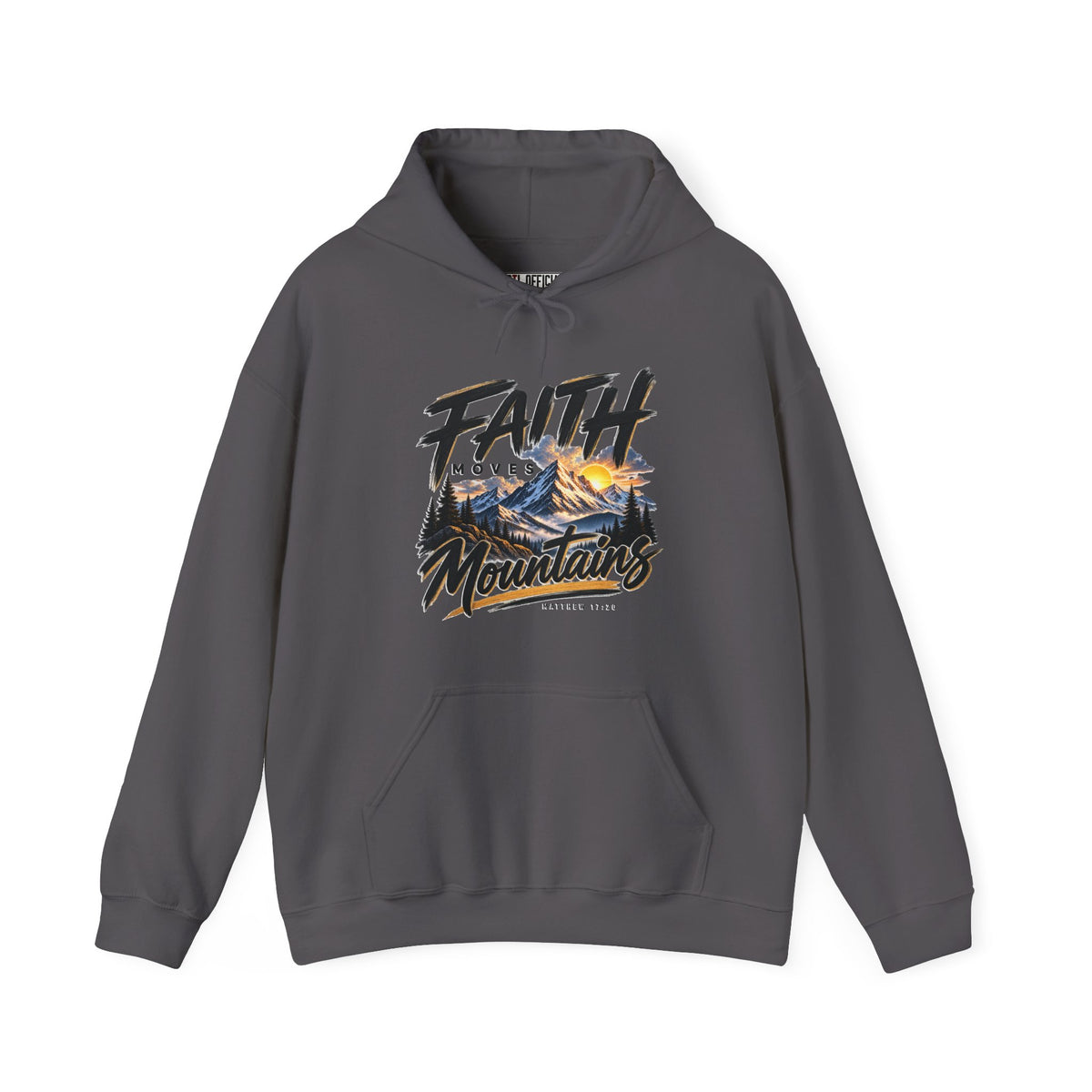 Faith Moves Mountains Christian Hoodie