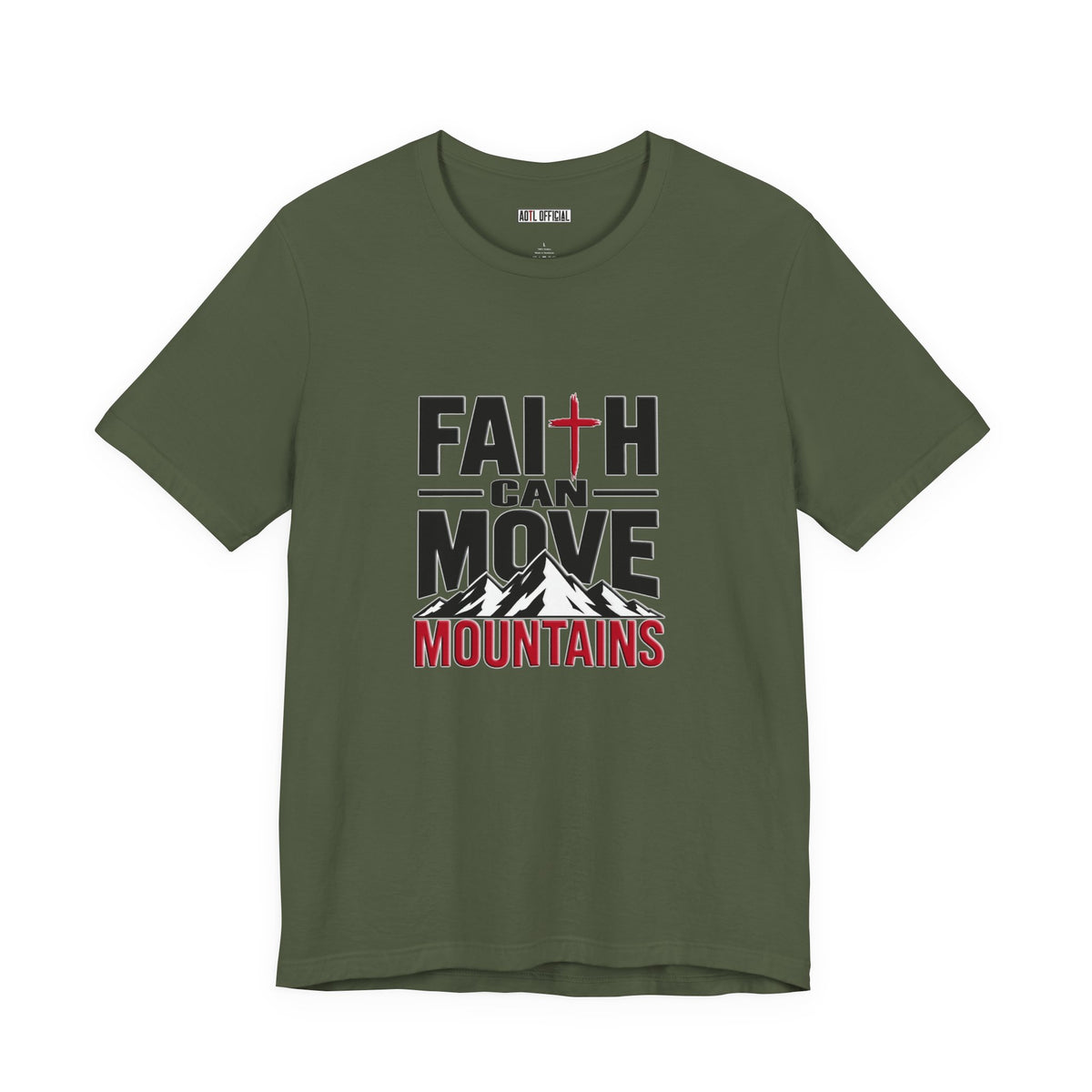 Faith Can Move Mountains Christian T-Shirt