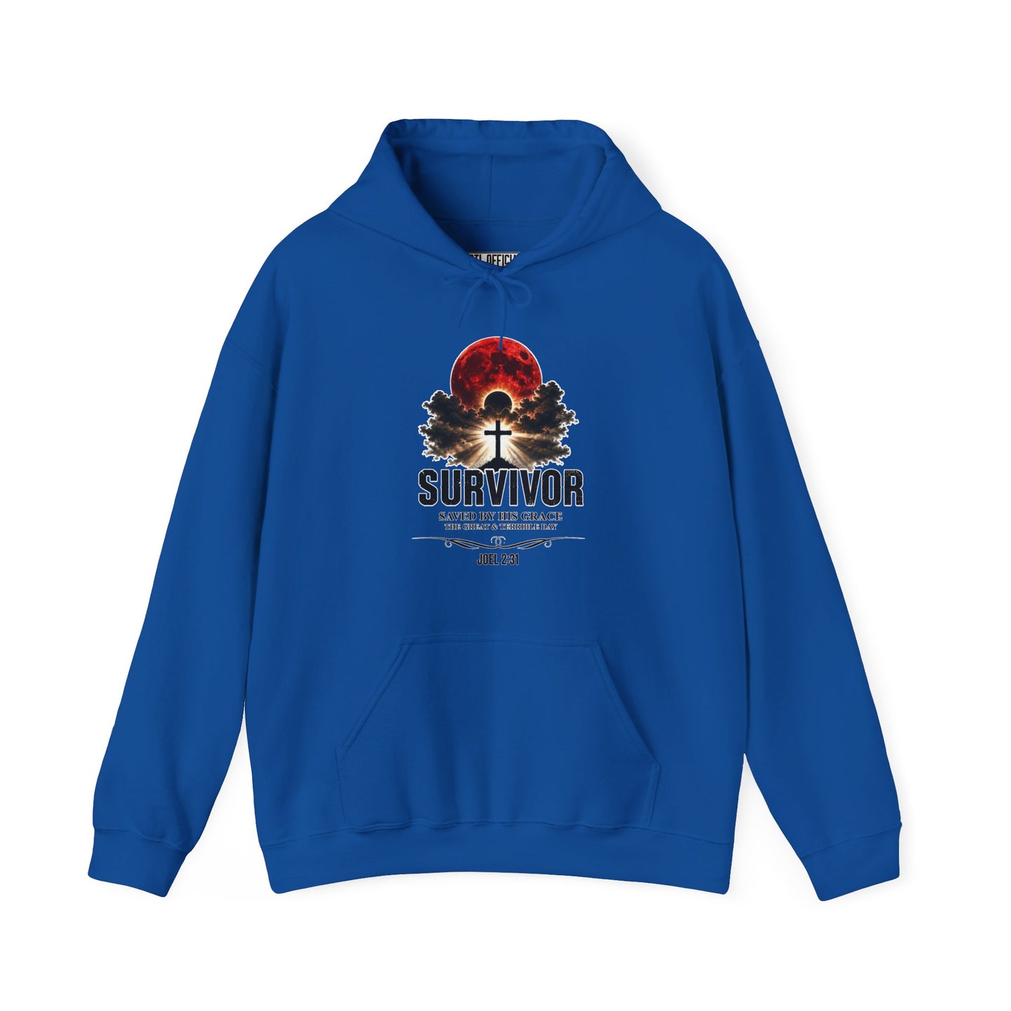 Survivor - Saved by His Grace (Joel 2:31) Christian Hoodie