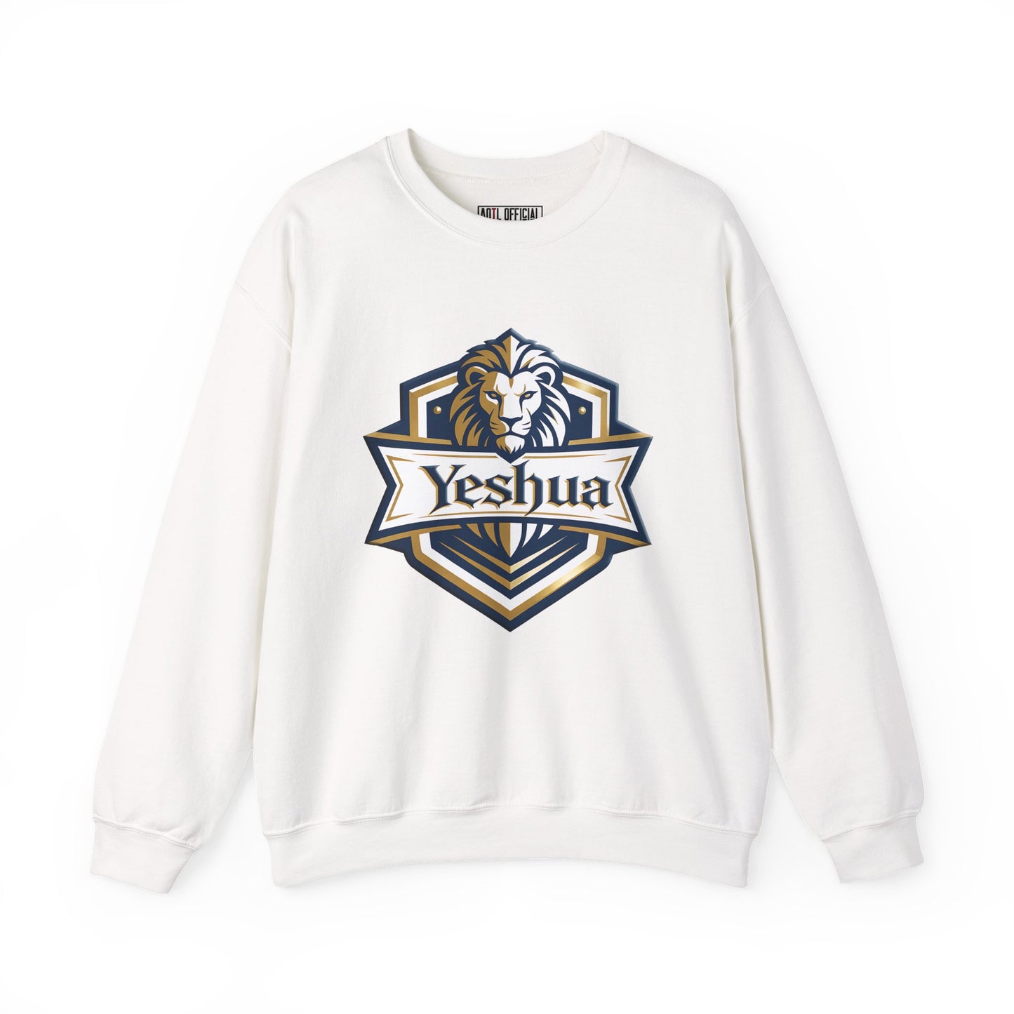 Yeshua Strength Crest  Unisex Heavy Blend™ Crewneck Sweatshirt