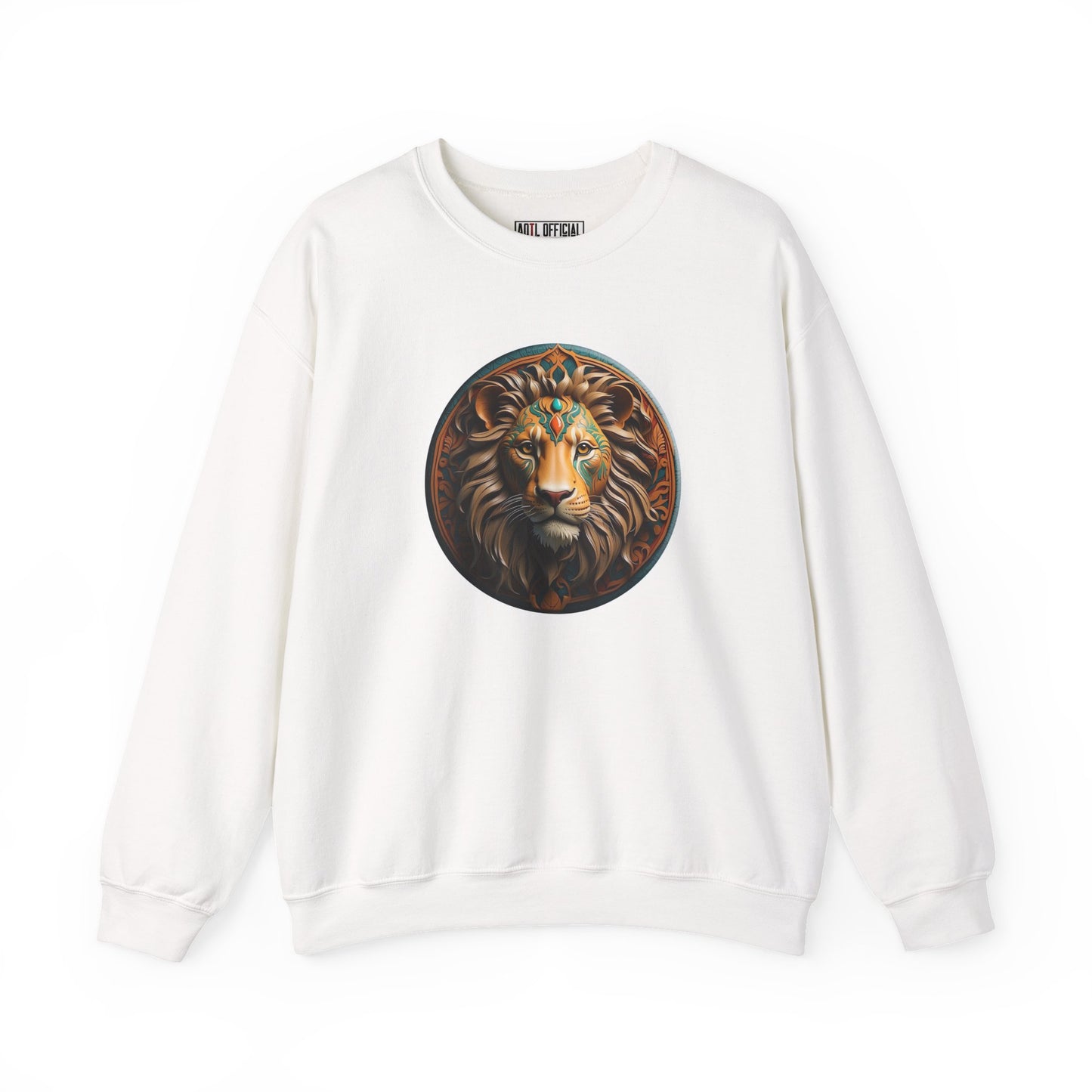 Majestic Redeemer Lion of Judah  Unisex Heavy Blend™ Crewneck Sweatshirt