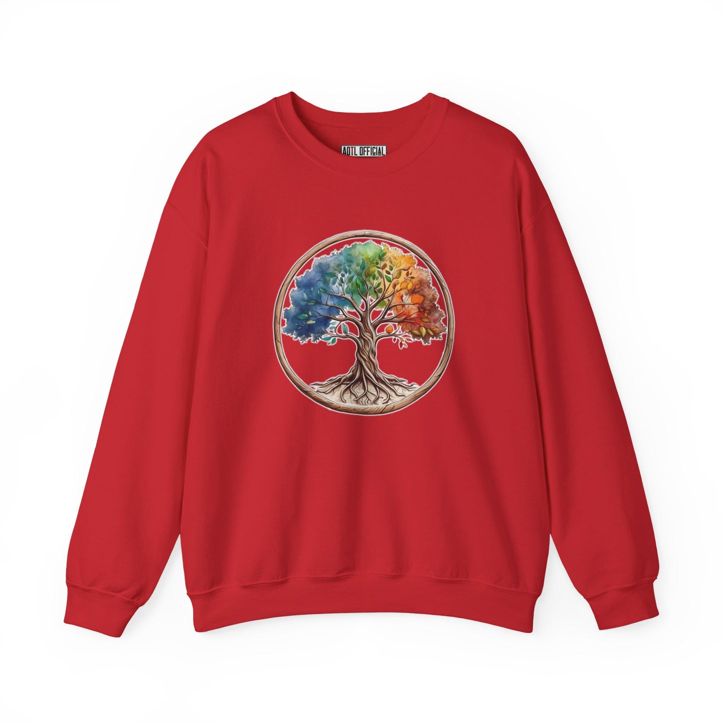 Colorful Tree of Life Unisex Heavy Blend™ Crewneck Sweatshirt
