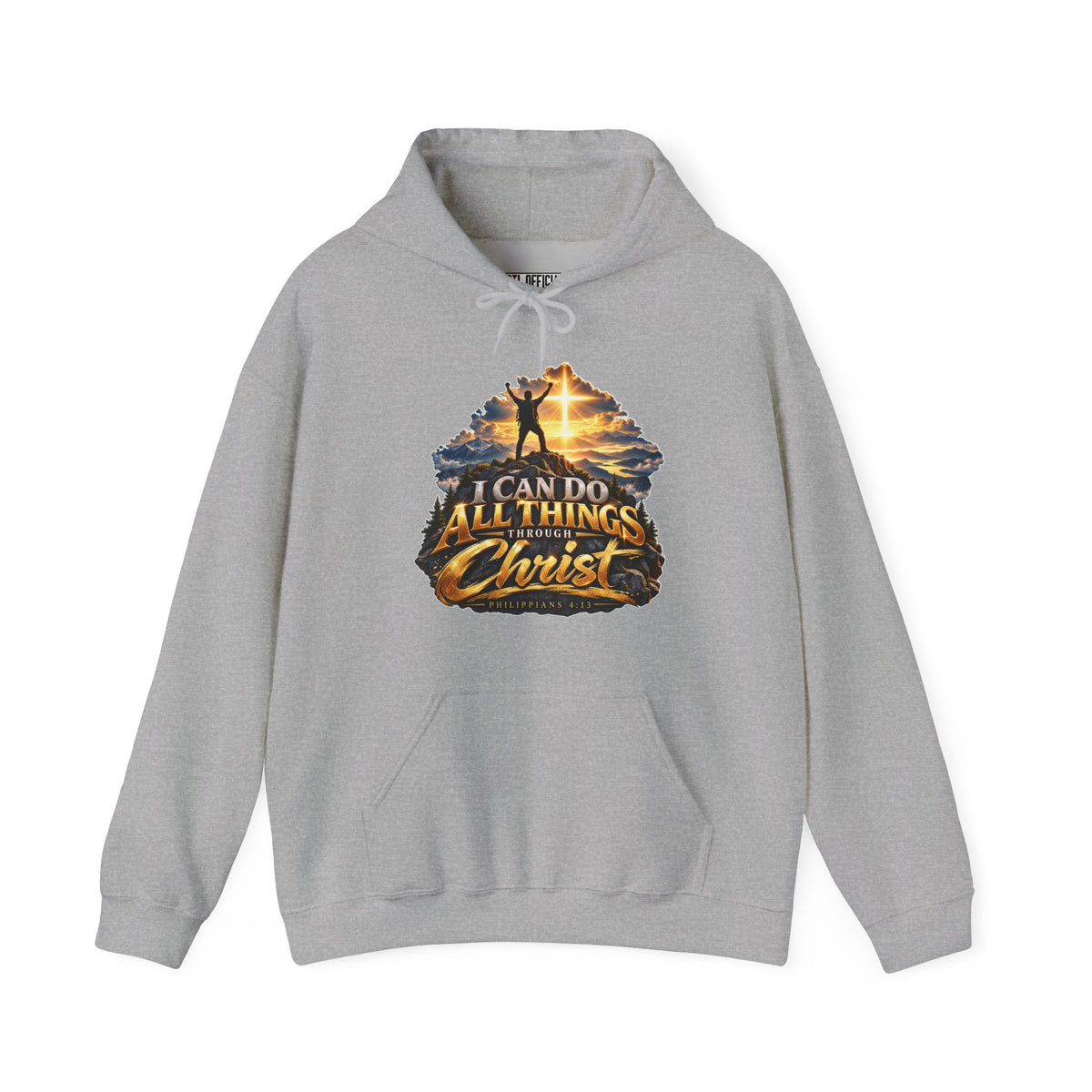 I Can Do All Things Through Christ – Philippians 4:13 Victory Design Christian Hoodie