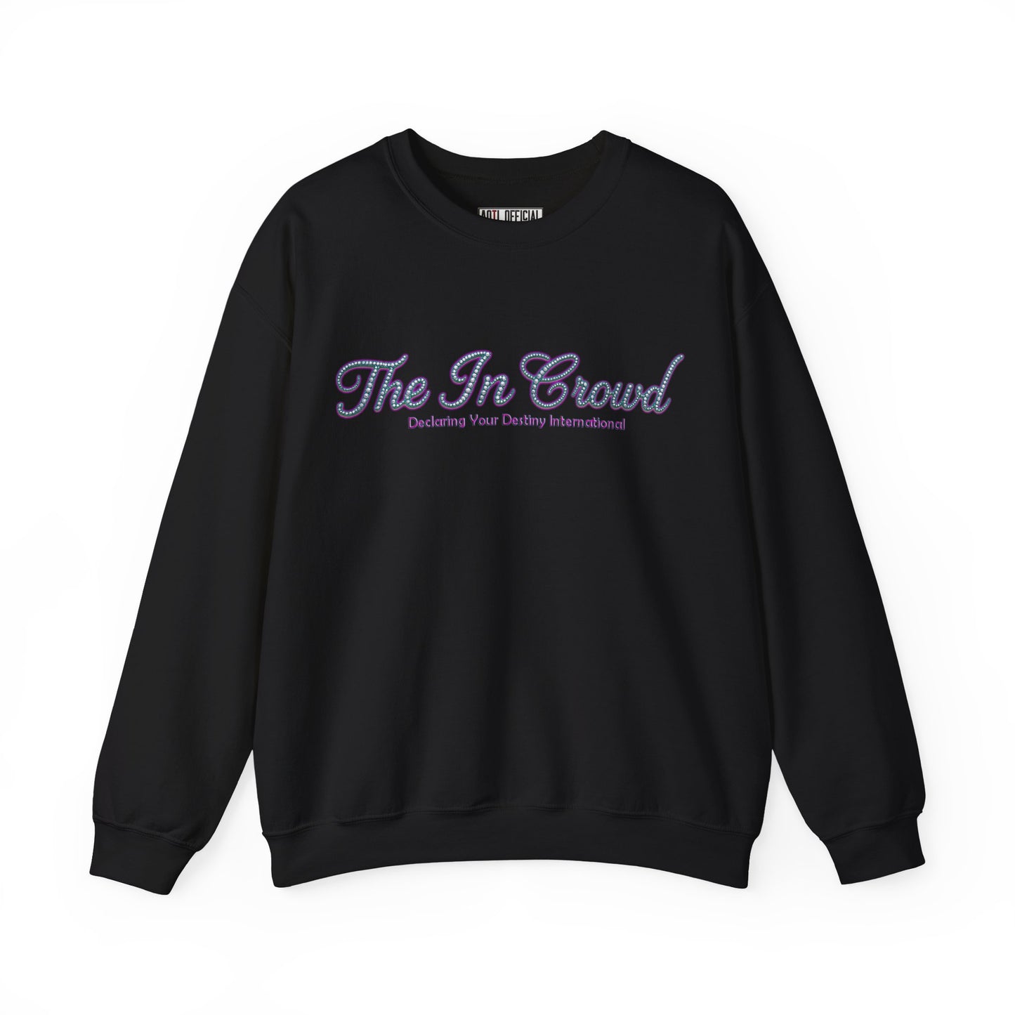 The In Crowd Gemstone print in Lilac & Teal Unisex Heavy Blend™ Crewneck Sweatshirt