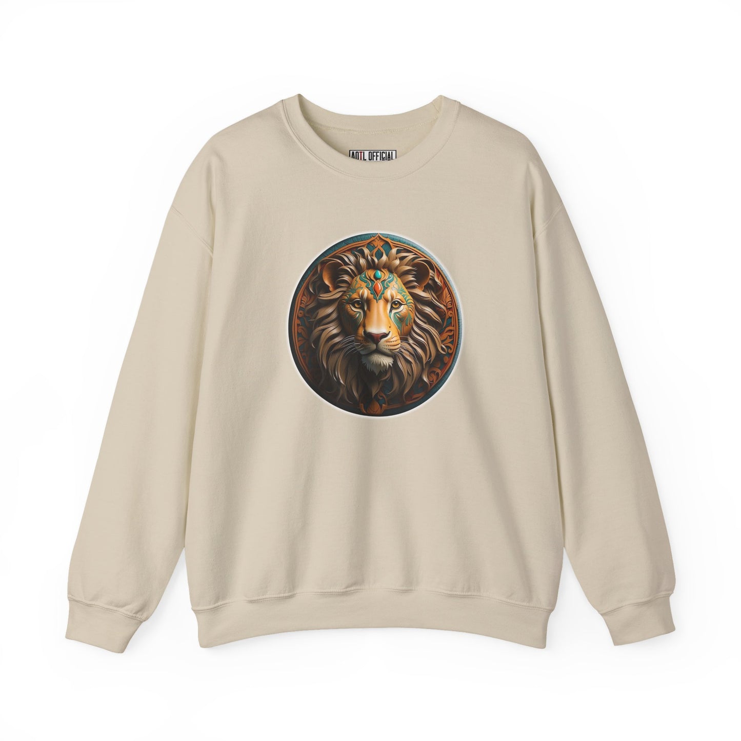 Majestic Redeemer Lion of Judah  Unisex Heavy Blend™ Crewneck Sweatshirt