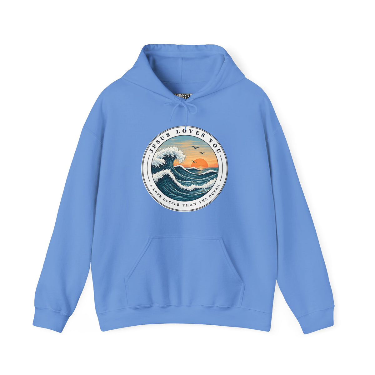 Jesus Loves You — A Love Deeper Than the Ocean Christian Hoodie
