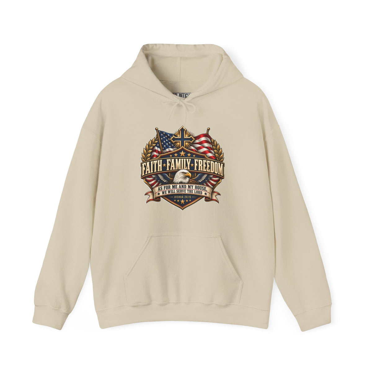 Faith. Family. Freedom. Christian Hoodie