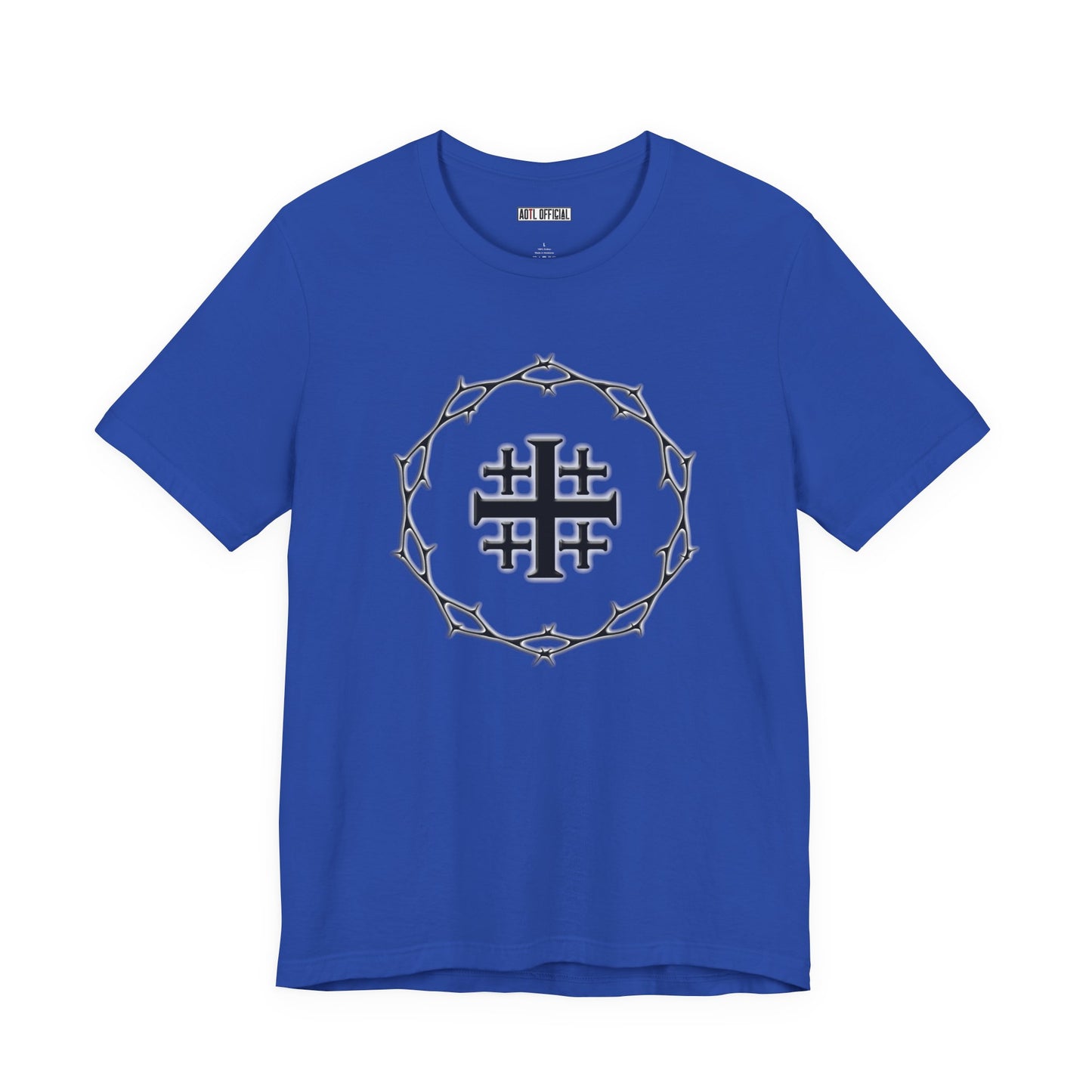 Circle of Thorns & Jerusalem Cross Unisex Short Sleeve Tee