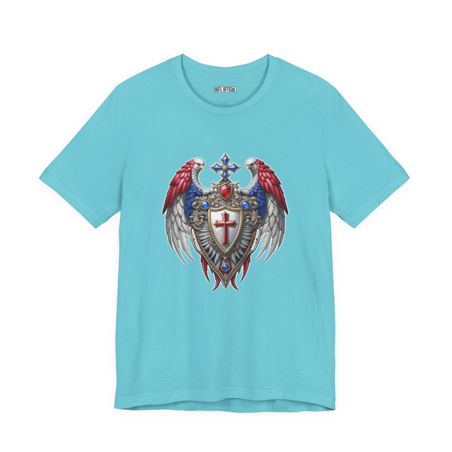 Winged Guardians of Faith Unisex Short Sleeve Tee