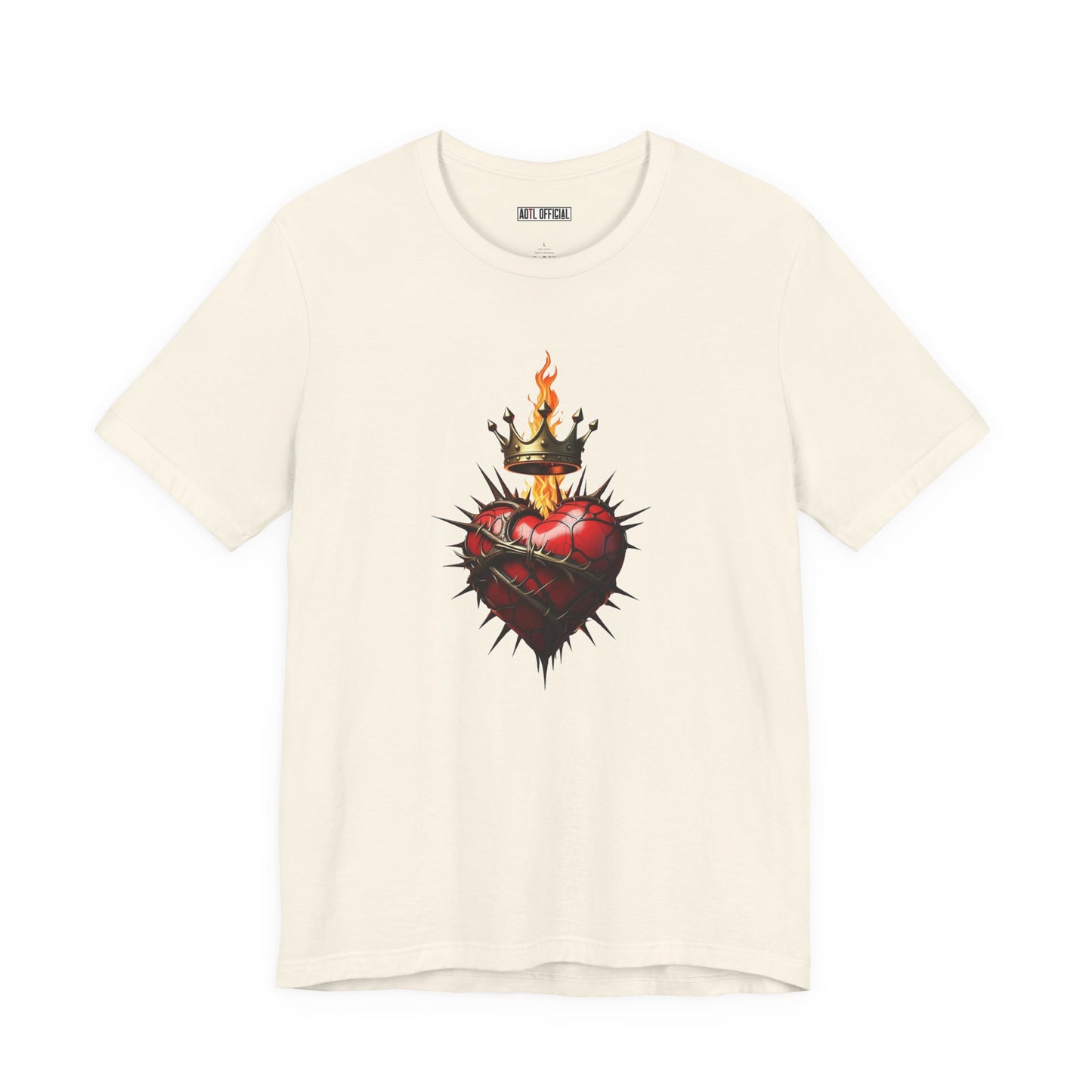 The Sacred Heart of Jesus Christian Unisex Short Sleeve Tee