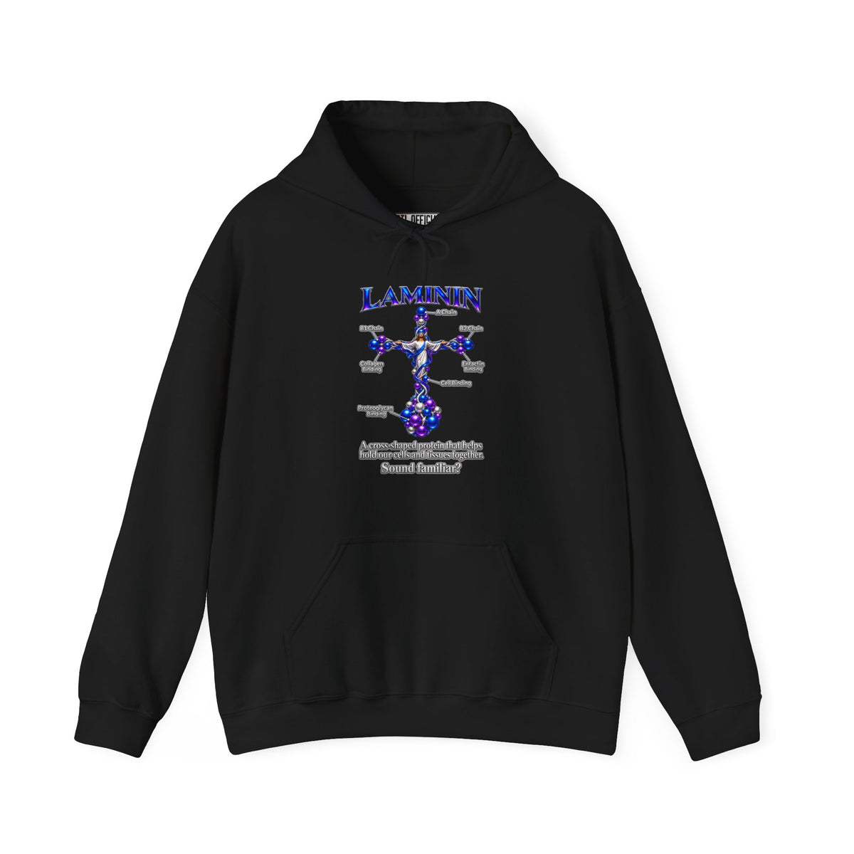LAMININ Cross Design – Christian Hoodie
