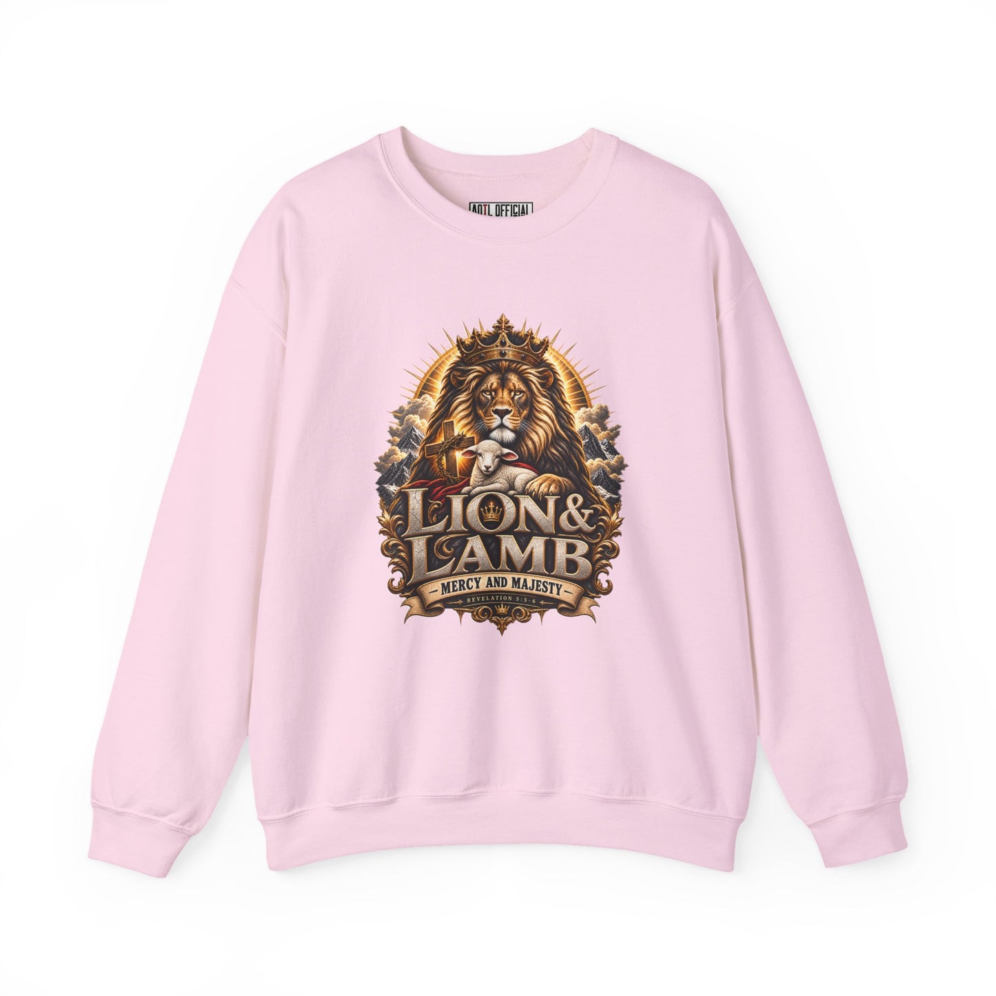 Lion & Lamb – Mercy and Majesty Christian Sweatshirt