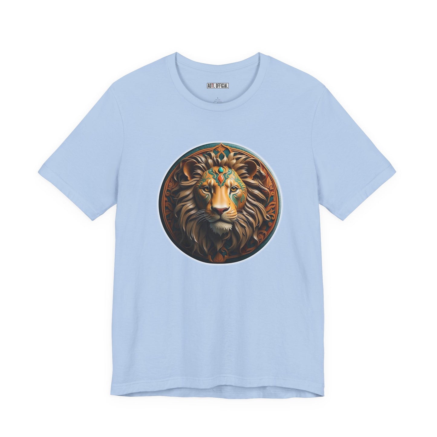 Majestic Redeemer  Lion of Judah Christian Unisex Short Sleeve Tee