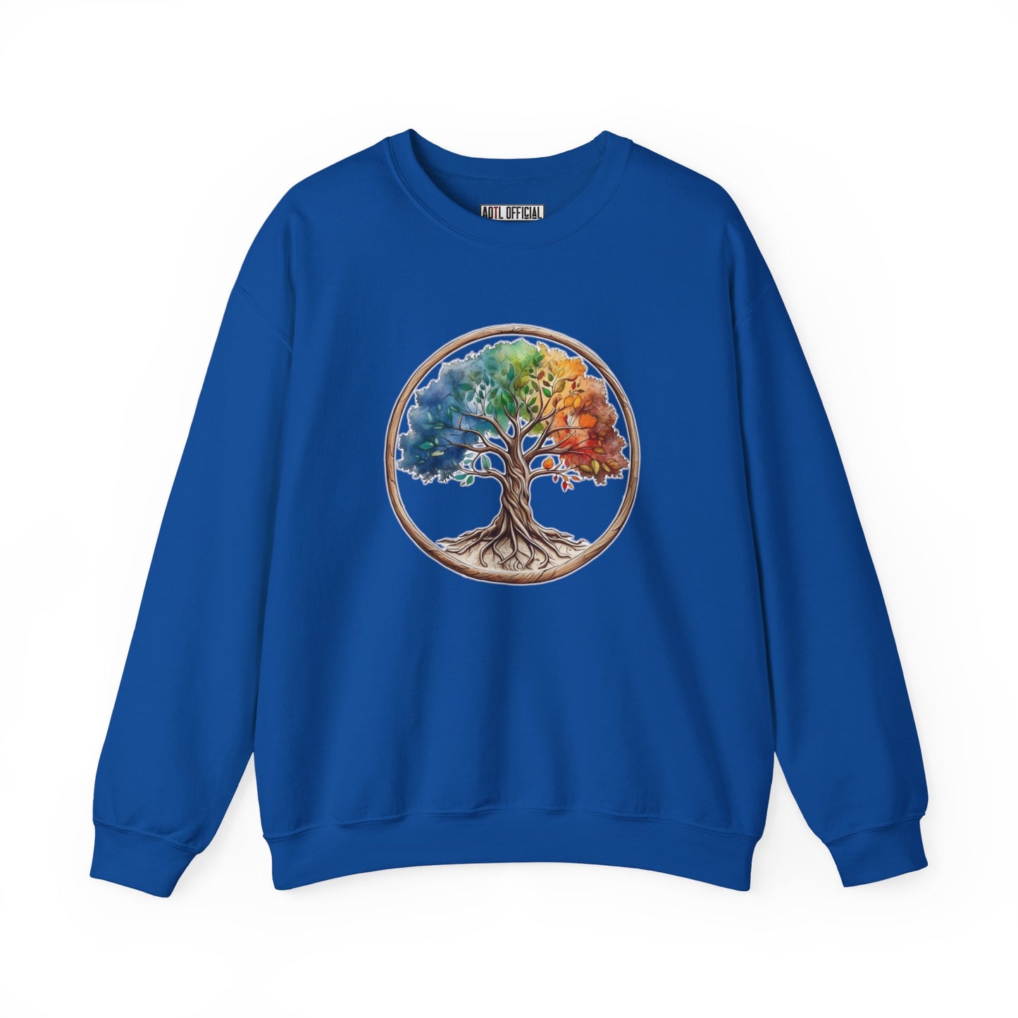 Colorful Tree of Life Unisex Heavy Blend™ Crewneck Sweatshirt