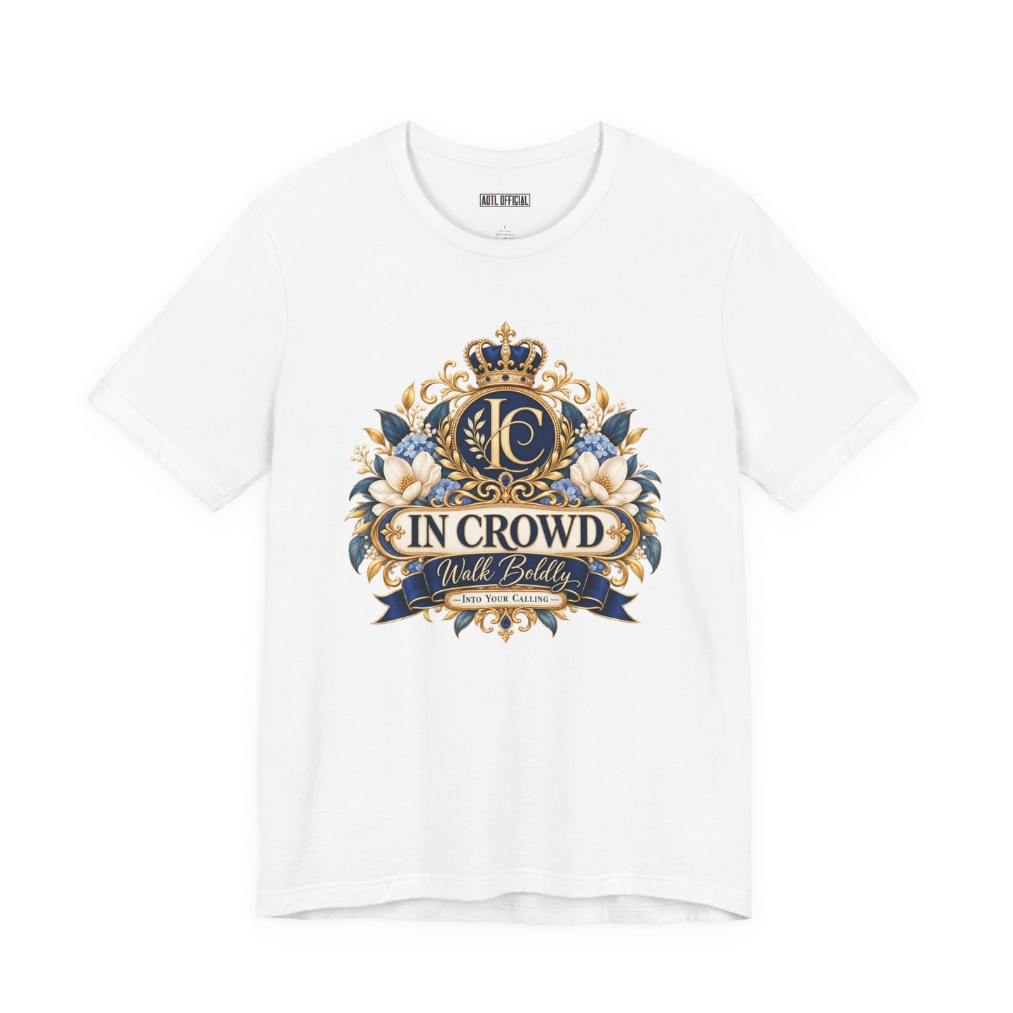 In Crowd – Walk Boldly Christian T-shirt