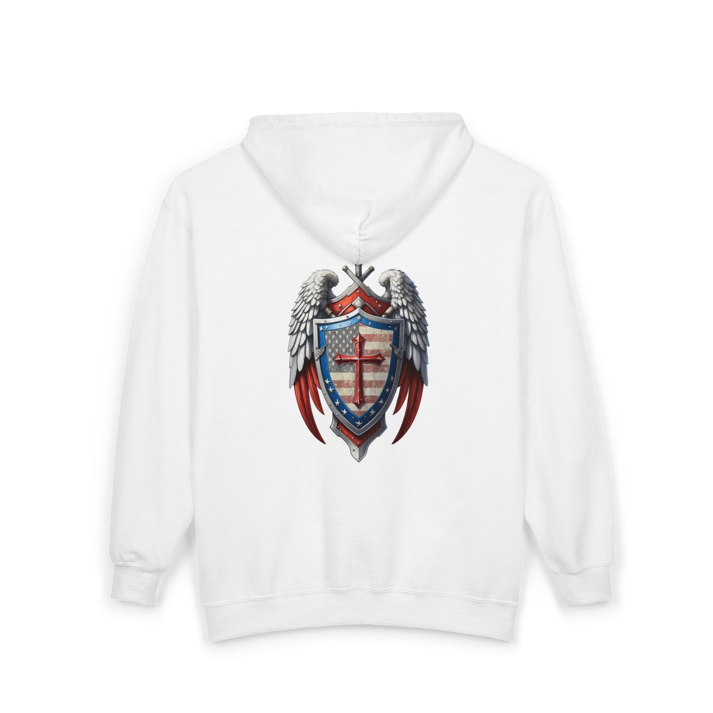 DYD USA/Winged Guardian 2 Sided Full-Zip Sweatshirt