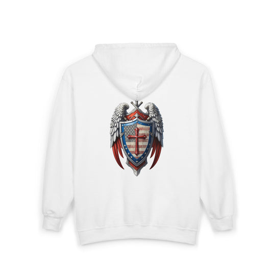 DYD USA/Winged Guardian 2 Sided Full-Zip Sweatshirt