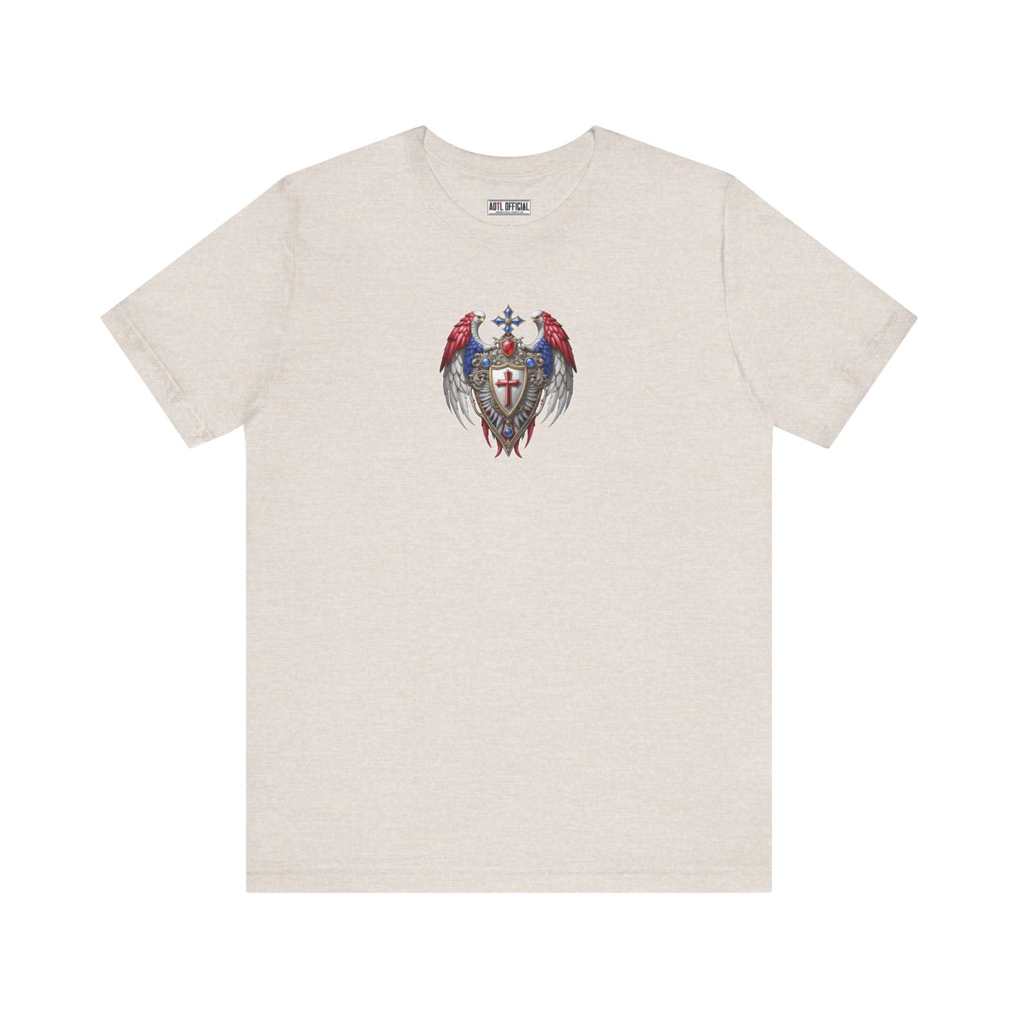 Winged Guardians of Faith Christian Patriotic Unisex Short Sleeve Tee