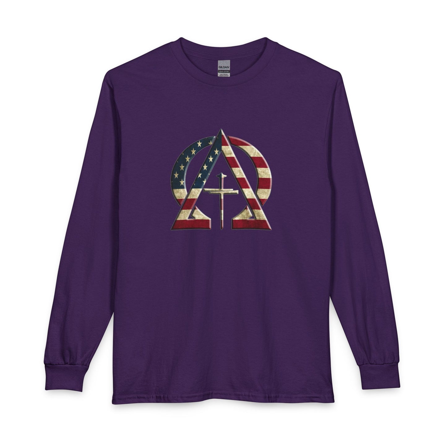Alpha & Omega Vintage USA Christian Long Sleeve Shirt