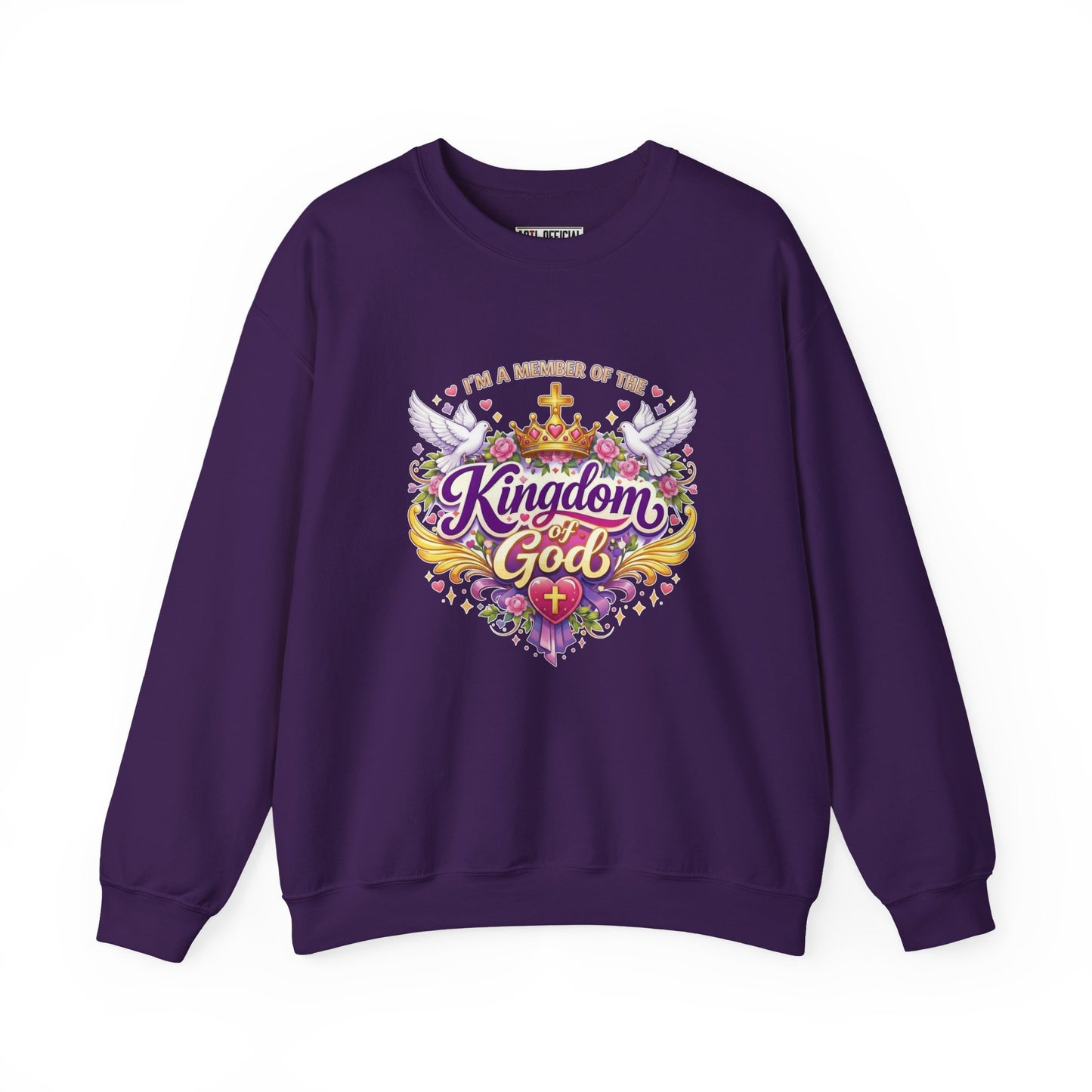 Graceful & Royal Member of the Kingdom of God Unisex Heavy Blend™ Crewneck Sweatshirt