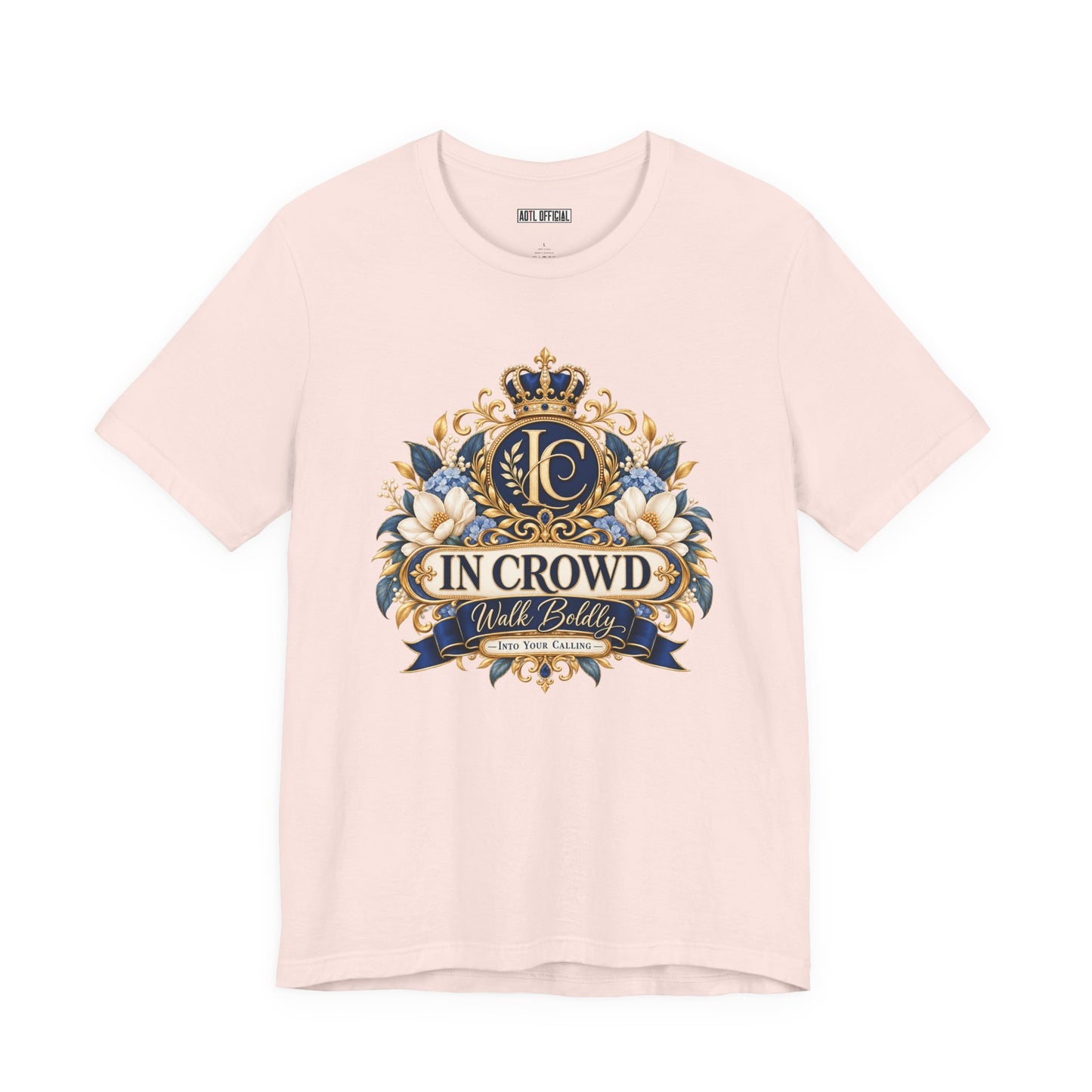 In Crowd – Walk Boldly Christian T-shirt