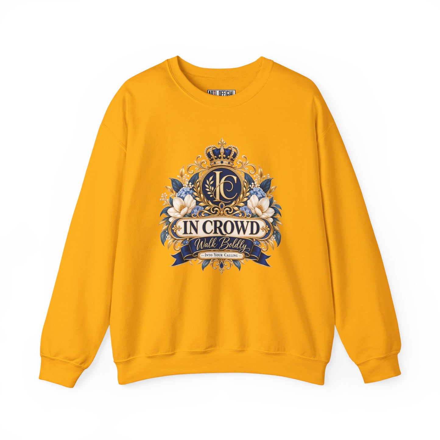 In Crowd – Walk Boldly Christian Sweatshirt