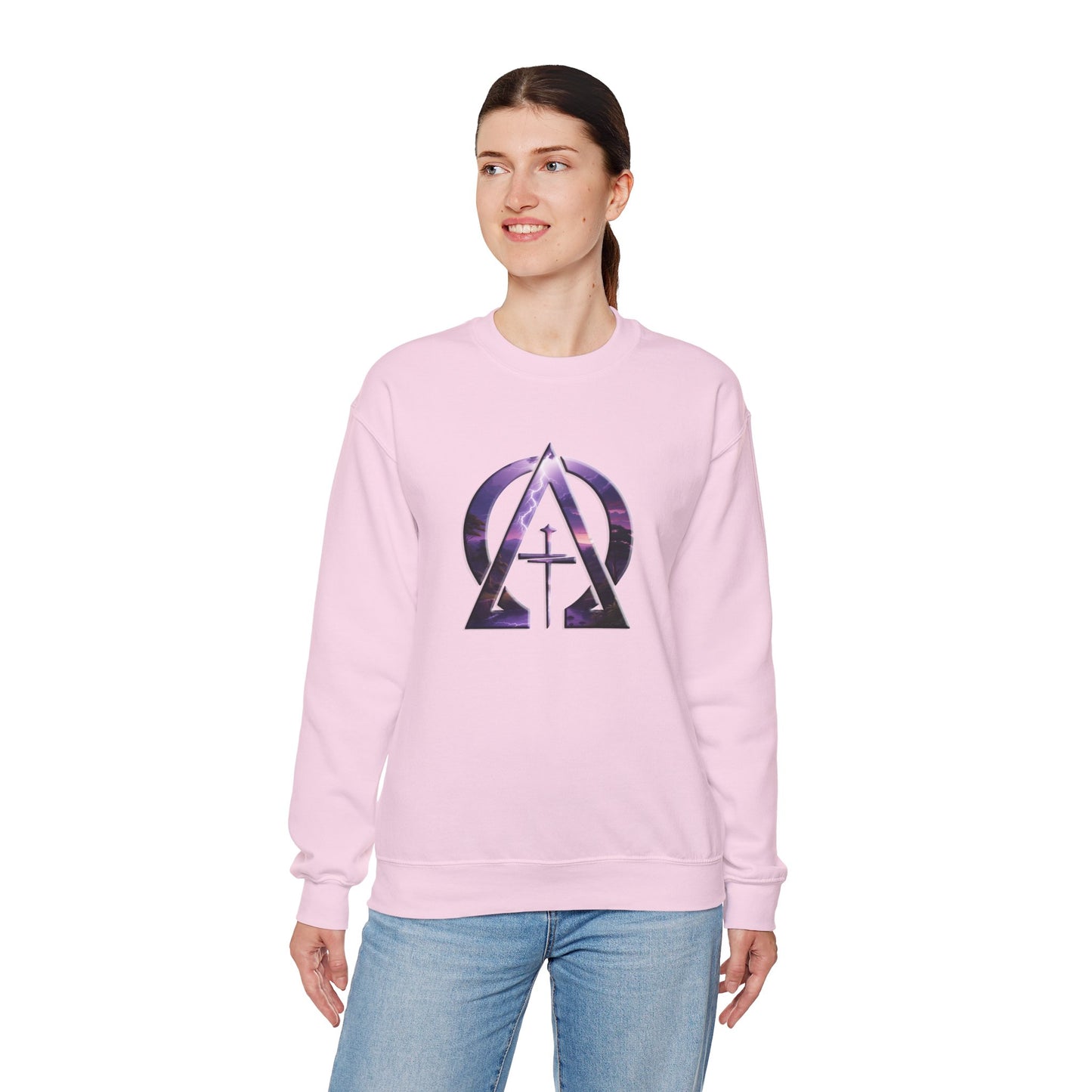 Alpha & Omega Divine Reign Unisex Heavy Blend™ Crewneck Sweatshirt