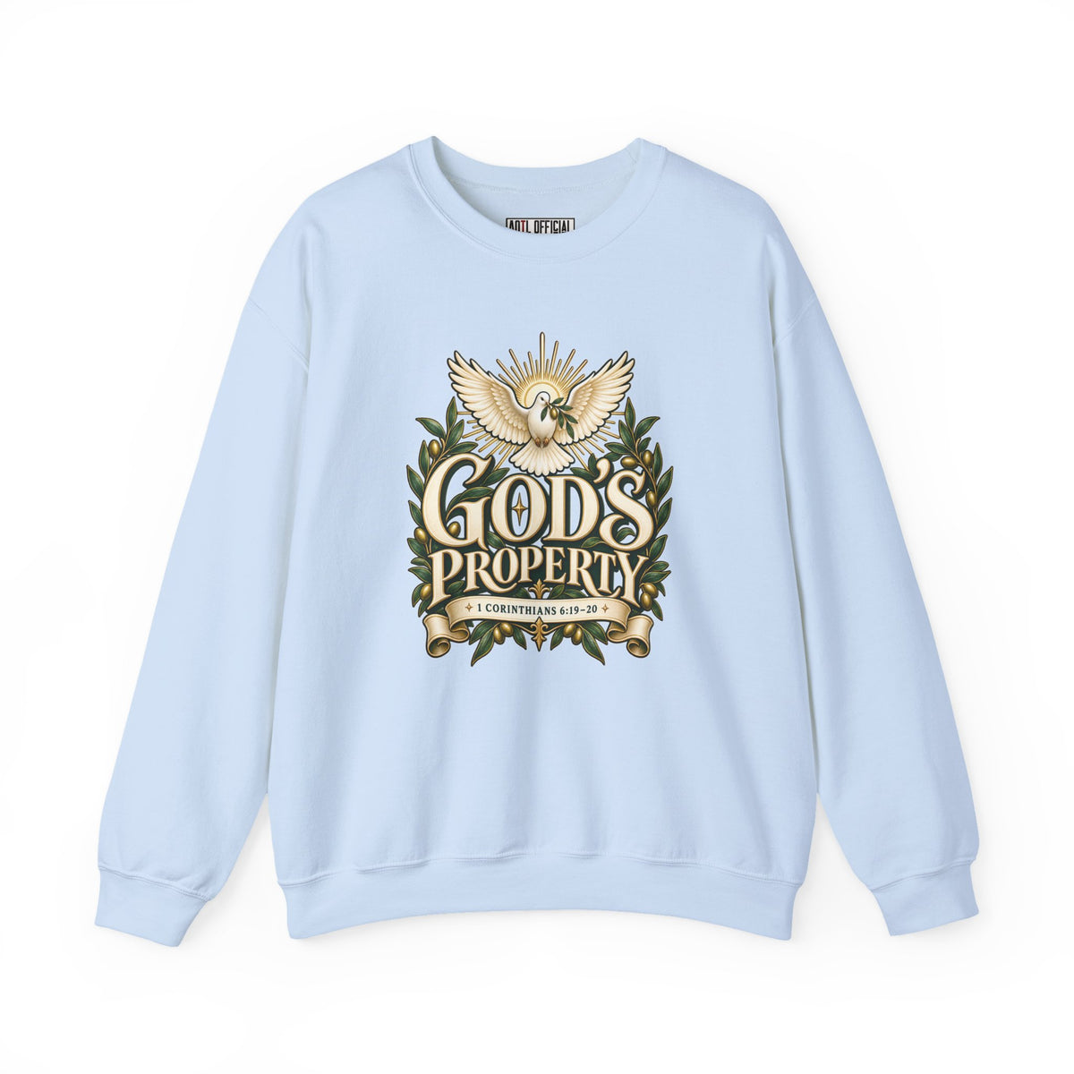 God’s Property — Bought with a Price Christian Sweatshirt