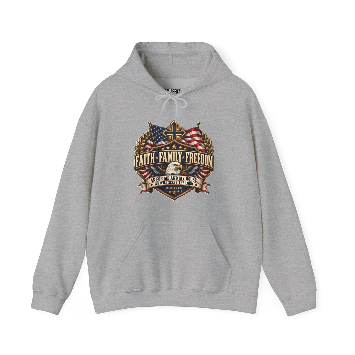 Faith. Family. Freedom. Christian Hoodie