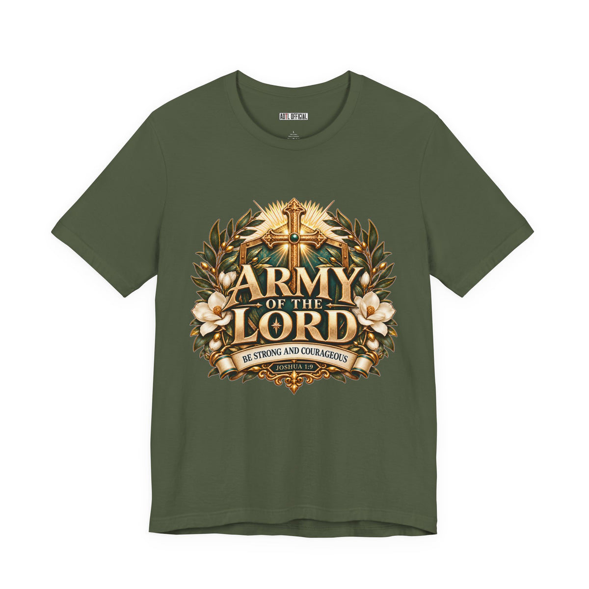 Army of the Lord — Strong and Courageous Christian T-shirt