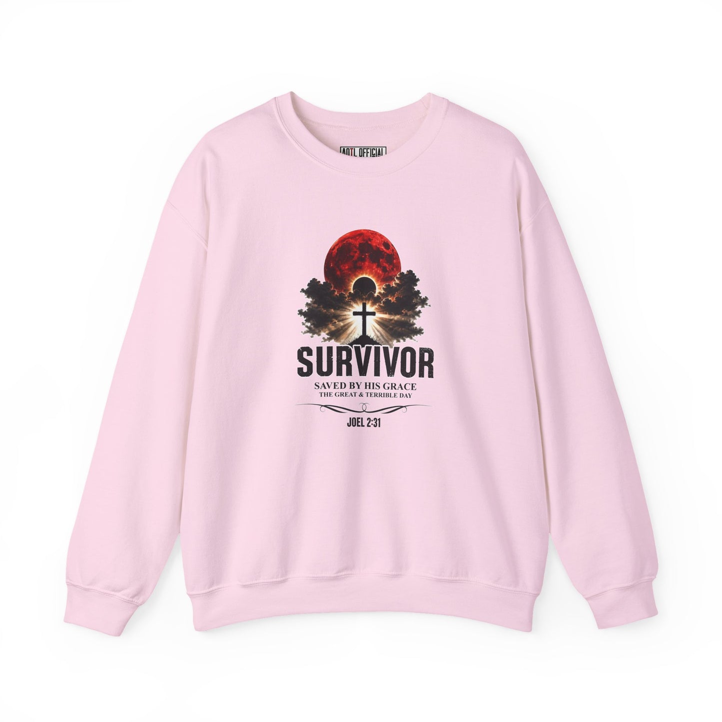 Survivor - Saved by His Grace (Joel 2:31) Christian Sweatshirt