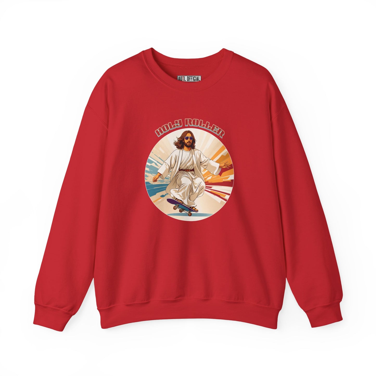 Holy Roller Jesus Unisex Heavy Blend™ Crewneck Sweatshirt