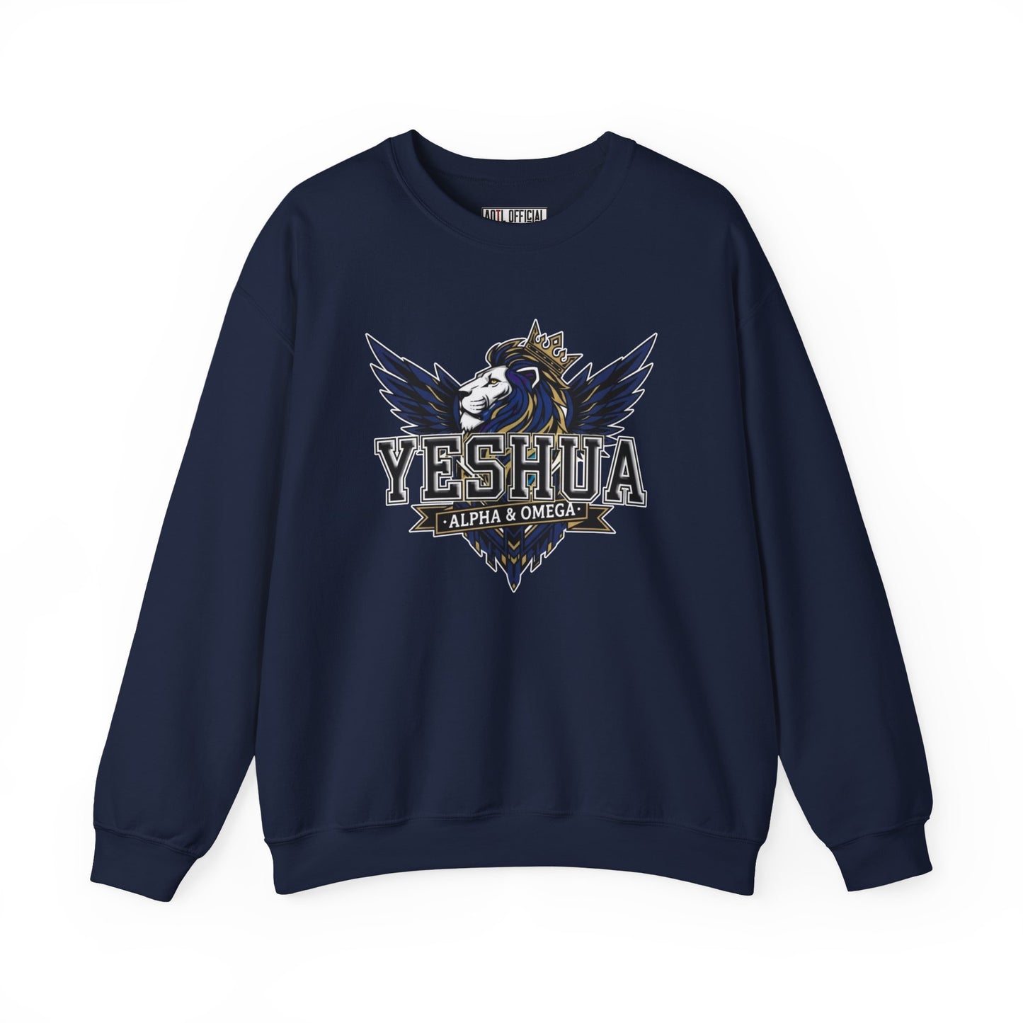 Yeshua: Lion of Judah Reigns Unisex Heavy Blend™ Crewneck Sweatshirt