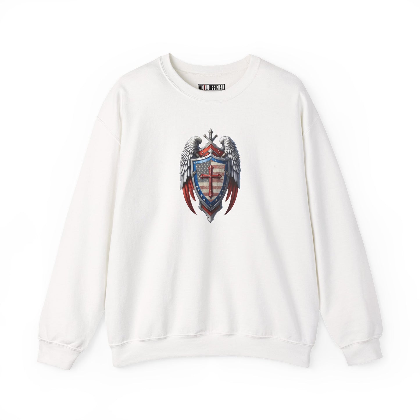 Winged Guardian Unisex Heavy Blend™ Crewneck Sweatshirt